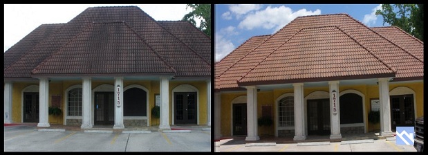 tile roof cleaning service